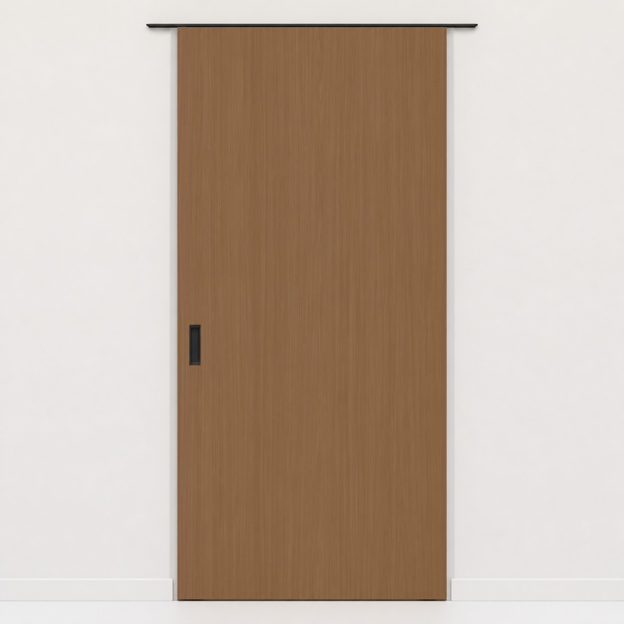 Sliding Barn Door — Smoked Oak finish sample
