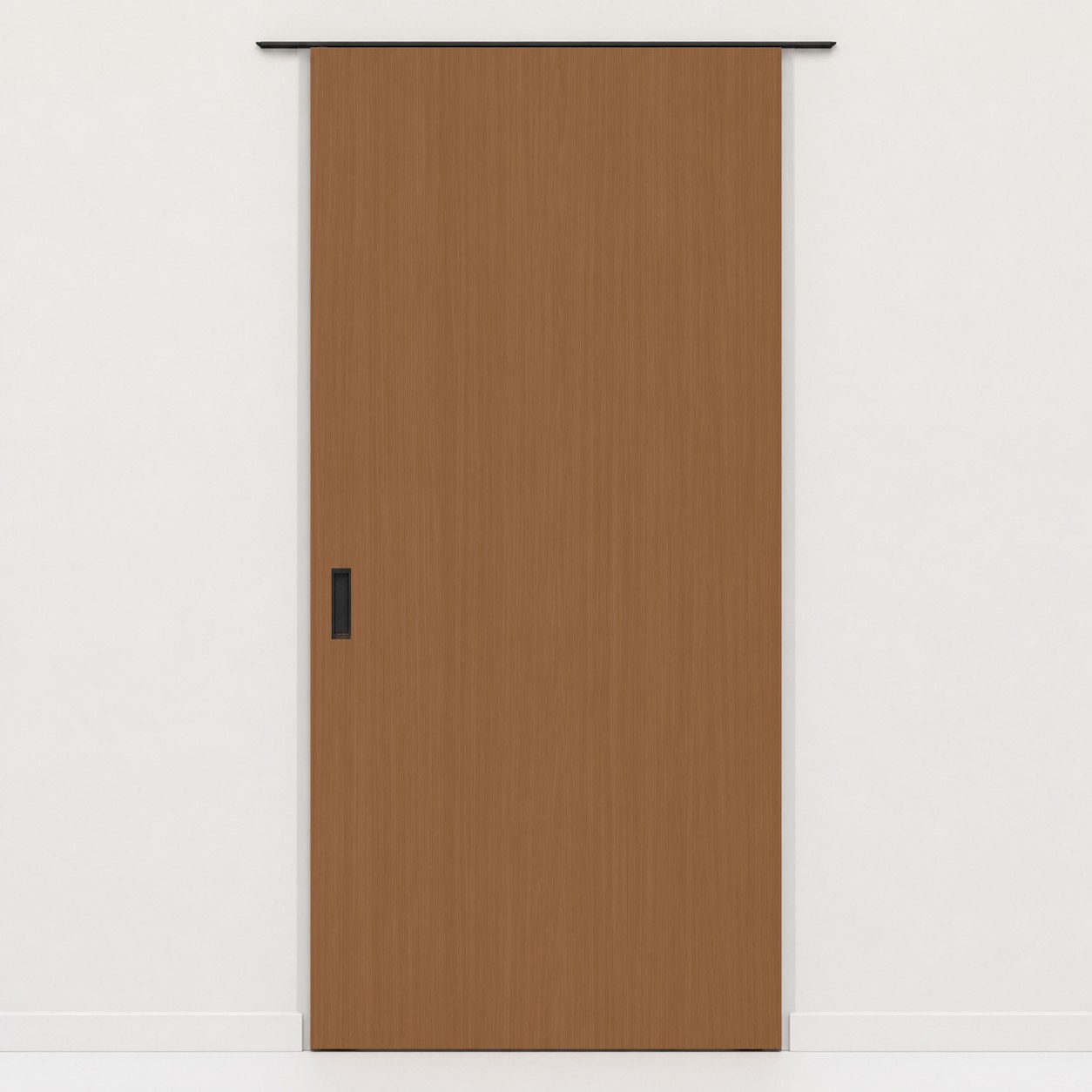 Sliding Barn Door — Warm Walnut finish sample