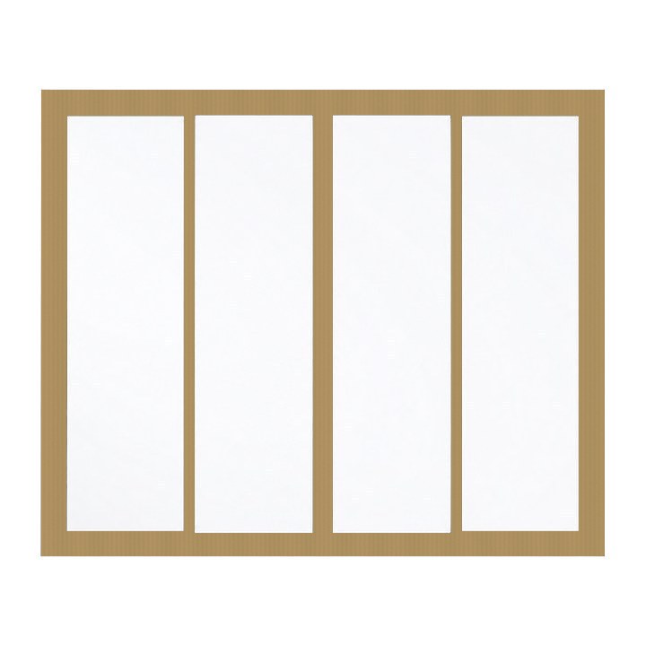 Sliding Windows — Champagne finish sample