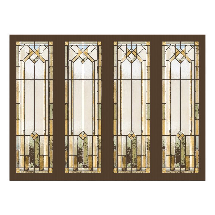 Stained Glass Windows — Dark Bronze finish sample