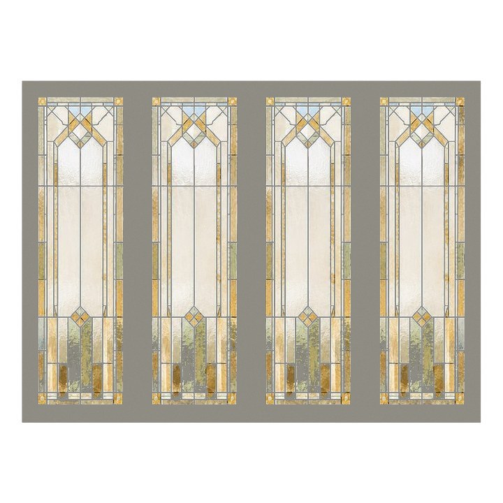 Stained Glass Windows — Warm Gray finish sample