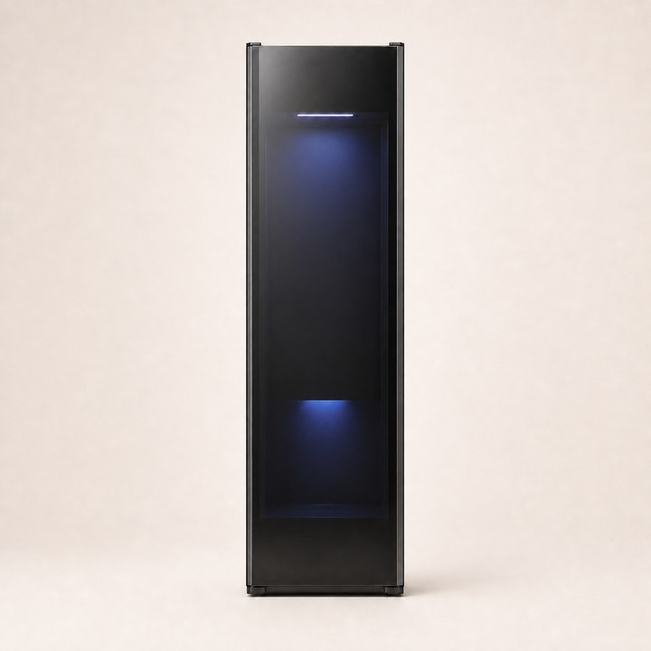 Steam Closet — Charcoal Metal finish sample