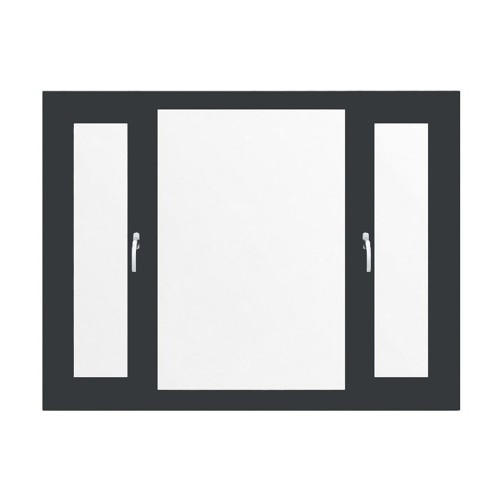 Vinyl Window — Anthracite finish sample