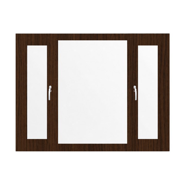 Vinyl Window — Wood Grain finish sample
