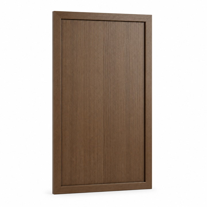 White Oak Kitchen Cabinets — Smoked Oak finish sample