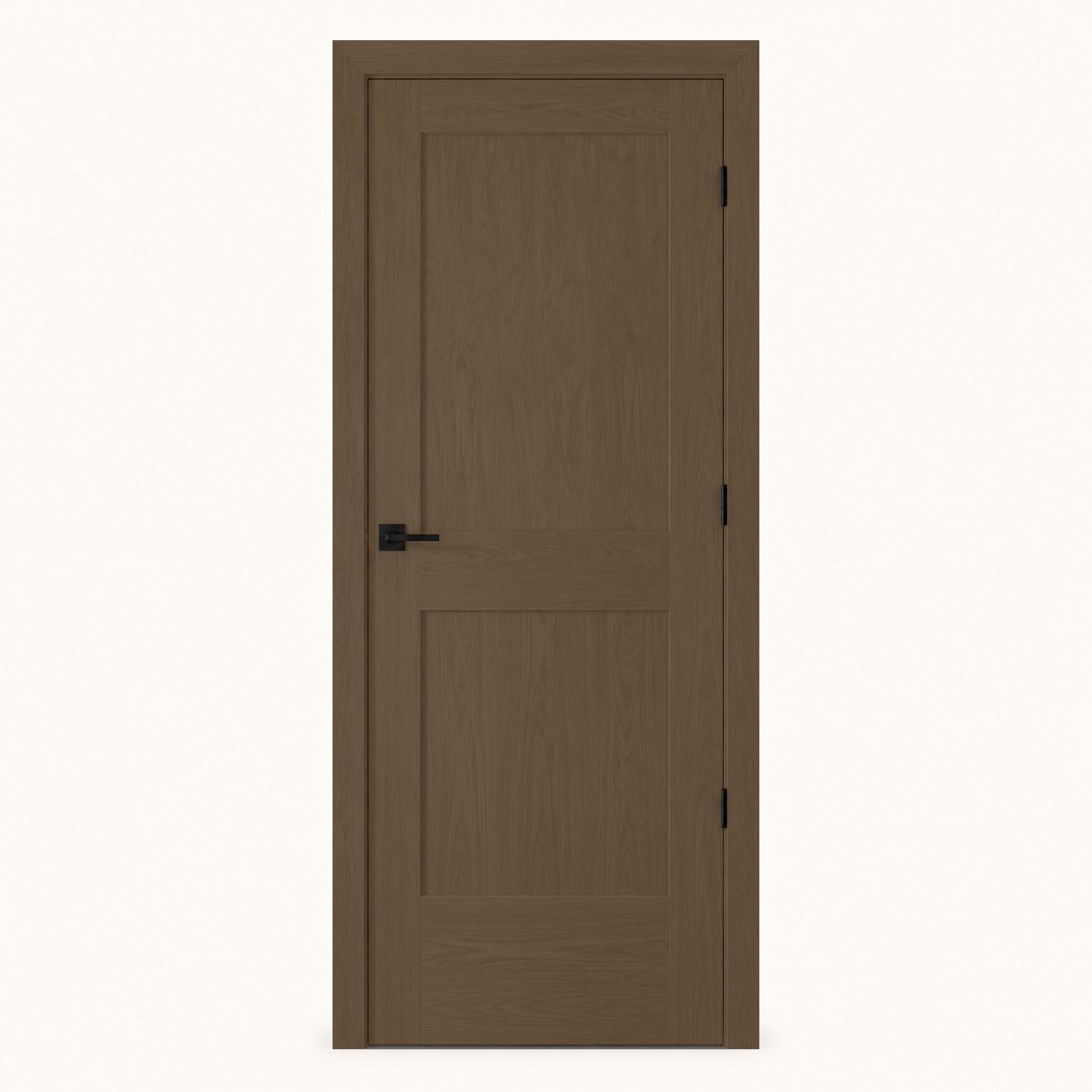 Wooden Door — Ebony Stain finish sample