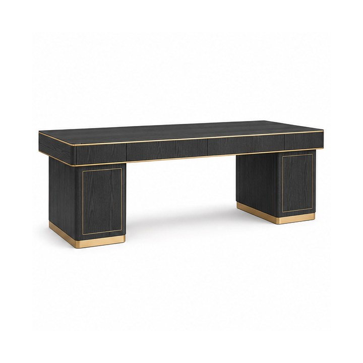 Writing Desk — Charcoal Ash finish sample