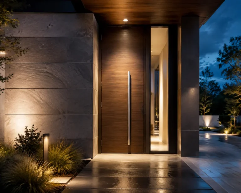 modern-entry-door-villa-facade